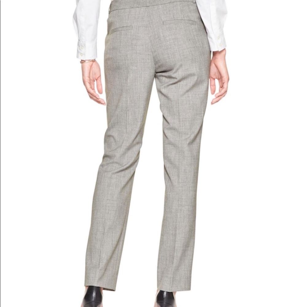 Banana Republic Ryan Light Grey Slim Straight Pant